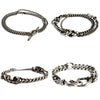 Werkstatt Munchen Double Chain Sculpture Bracelet M2033 PWM2